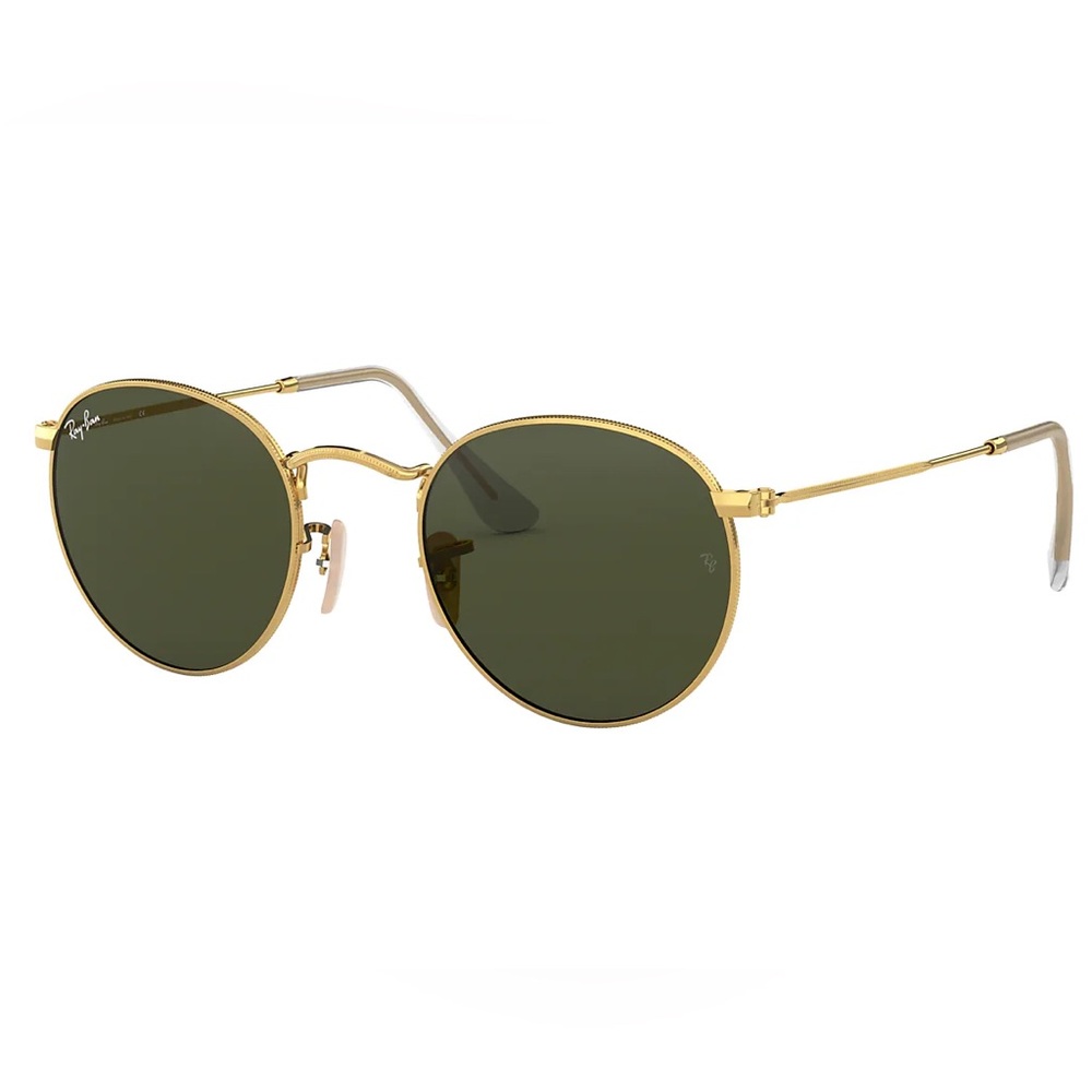 Ray-Ban Round Metal Gold Sunglasses